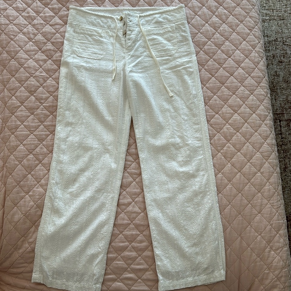 Sundance white straight leg pants